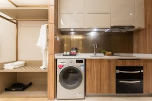 Eldhús eða eldhúskrókur á Livetour Hotel Financial City Keyun Road Metro Guangzhou