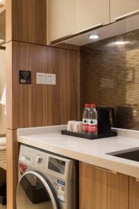 Eldhús eða eldhúskrókur á Livetour Hotel Financial City Keyun Road Metro Guangzhou