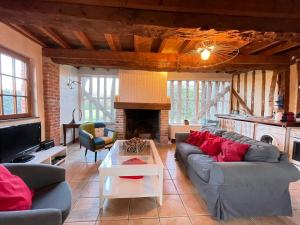 Posedenie v ubytovaní Pressoir de la mare SUPERHOTE 12 minutes de Cabourg