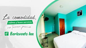 Ένα ή περισσότερα κρεβάτια σε δωμάτιο στο Hotel Barlovento Inn Piura