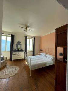 Katil atau katil-katil dalam bilik di Albergo Gargnano