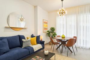 A seating area at Soho Apartments in Malaga by Solaga Holiday Homes