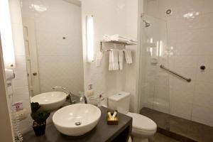 Baðherbergi á Tierra Viva Cusco Saphi Hotel