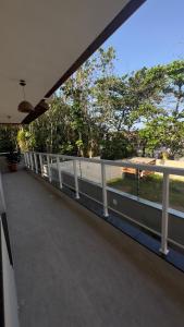 En balkong eller terrasse på Área vip maranduba