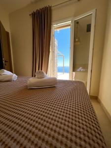 Posteľ alebo postele v izbe v ubytovaní Thermyes Villas 3 with private pool