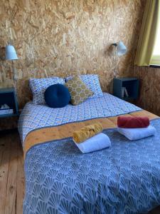 Postel nebo postele na pokoji v ubytování Aster - Apt 2/4 personnes - Vue mer