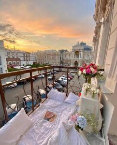 A balcony or terrace at Ekaterina Apartments - Odessa