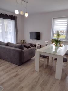 Posezení v ubytování Apartament Jagielloński