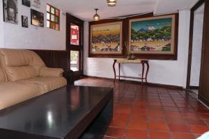 Posezení v ubytování Hostal La Catolica