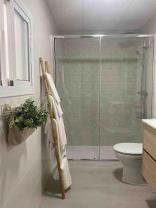 Koupelna v ubytování Apartamento M&P