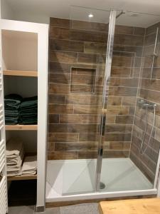 Koupelna v ubytování Chambre d’hôtes coconing