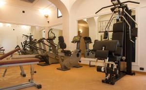 a room filled with lots of different types of equipment at Tramonto d'Oro in Praiano