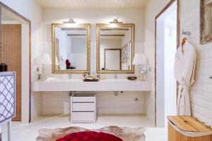 Koupelna v ubytování Hotel Pousada Boutique Coco Bambu Morere