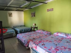 Ένα ή περισσότερα κρεβάτια σε δωμάτιο στο Villa Sofia