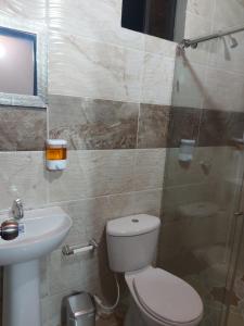 Koupelna v ubytování HOTEL DEPARTAMENTAL