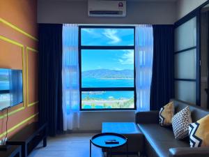 Splendours Condos@Jesselton Quay電視和／或娛樂中心