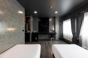The View Chiang Dao客房内的一张或多张床位