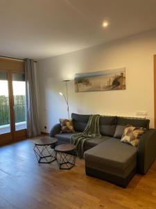 Istumisnurk majutusasutuses Precioso cálido apartamento en Sort con terraza