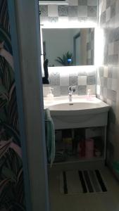 Green Flamingo Hostel tesisinde bir banyo