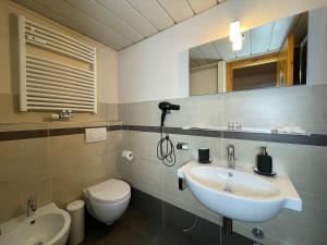 Koupelna v ubytování [Ski House] Dal Renzo