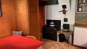 Kuchyň nebo kuchyňský kout v ubytování Chalet ALPEN LOTUS