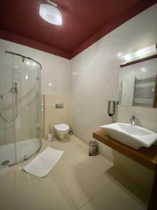 Koupelna v ubytování Holiday Resort Tatry