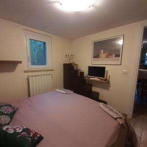 Ένα ή περισσότερα κρεβάτια σε δωμάτιο στο Il Glicine