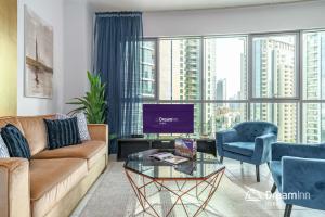 Posezení v ubytování Dream Inn Apartments - Burj Residence with Fountain View