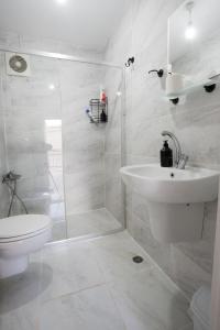 Koupelna v ubytování Zelya İstanbul flats