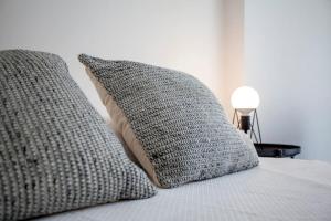 Postel nebo postele na pokoji v ubytování Fantástico apartamento junto al mar