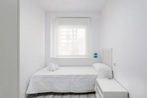 Postel nebo postele na pokoji v ubytování Fantástico apartamento junto al mar