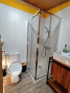 Kúpeľňa v ubytovaní Chalet Ailleurs Appartement à Molines en Queyras