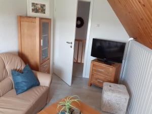 TV a/nebo společenská místnost v ubytování *Davids - Ferienwohnung