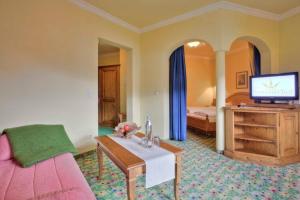 TV a/nebo společenská místnost v ubytování Hotel Sommerhof