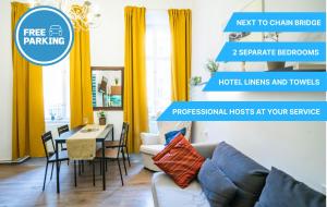 Posedenie v ubytovaní Free Parking Chain Bridge Home 4ppl, 2bdrm, Wifi, Smart TV, AC