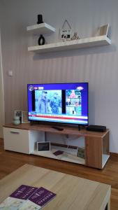 TV a/nebo společenská místnost v ubytování Apartment Belville, Suncokret 26