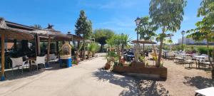 Vonkajšia záhrada v ubytovaní Homes of Spain, Apartamentos Paraíso Vera Playa, Ed Palmerston, Atico A con piscina privada y vistas al mar, 50m de la playa, WIFI