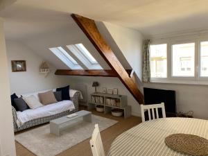 Posteľ alebo postele v izbe v ubytovaní appartement Dinard hyper centre plage de l'Ecluse