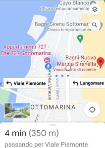 Apgyvendinimo įstaigos The 727 Sottomarina aukšto planas