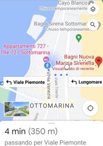 ソットマリーナにあるThe 727 Sottomarinaのベルリン市の観光スポット地図