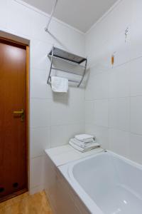 Koupelna v ubytování Tiso Apart Hotel