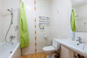 Koupelna v ubytování Tiso Apart Hotel