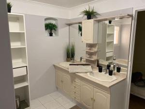 Koupelna v ubytování Appartement