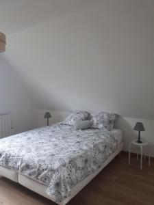 Posteľ alebo postele v izbe v ubytovaní En chemin vers Etretat