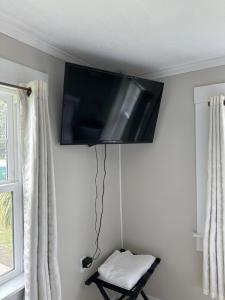 TV a/nebo společenská místnost v ubytování Foster Lake Inn