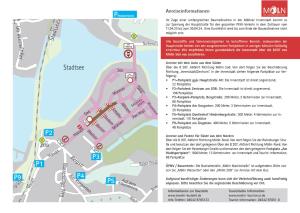un mapa de las mejoras propuestas para el puerto deportivo en zentral gelegenes Ferienzimmer Möllner Seestrasse, en Mölln