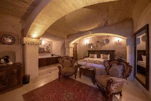 Posezení v ubytování Türkan Cave Hotel