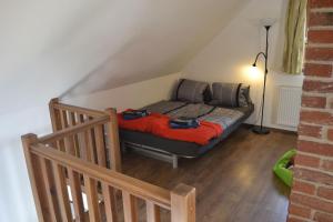 Χώρος καθιστικού στο apartmán pod Ještědem