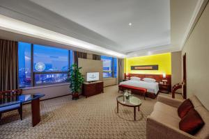 Postel nebo postele na pokoji v ubytování Park Plaza Changzhou, A member of Radisson Hotel&Resorts