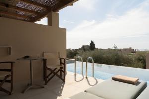 A balcony or terrace at Paralos Irini Mare